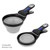 Black Gray Logo - Collapsible Silicone Pet Food Scoop & Bag Clip