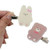 Acrylic Side Uncut Cartoon Hair Clips