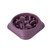 Purple - 20cm Slow Eating Plastic Pet Treat Bowl Food Tray