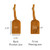 Vintage Crazy Horse Leather Luggage Tag