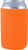 Orange Blank - FoamZone Neoprene Collapsible Can Cooler