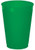 Frost Green Blank - 12 Oz. Frosted Translucent Plastic Stadium Cup