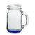 Blue Blank - 16 oz. Import Mason Jars with Handles