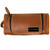 Tan Logo - Taylor Falls Leather Travel Dopp Kit Bag
