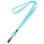 Light Blue Blank - 3/4" Full Color Sublimation USA Made Lanyard
