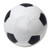 White / Black - Soccer Stress Ball