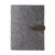 Slate Gray Natural Blank - Pinyon Felt Mini Padfolio