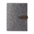Slate Gray Light Rust Blank - Pinyon Felt Mini Padfolio