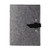 Black White Blank - Pinyon Felt Mini Padfolio