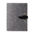 Black Lemon Blank - Pinyon Felt Mini Padfolio
