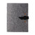 Black Light Rust Blank - Pinyon Felt Mini Padfolio