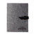 Black Royal Blue - Pinyon Felt Mini Padfolio