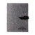 Black Natural - Pinyon Felt Mini Padfolio