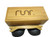Wood Brown Logo - Bamboo Sunglasses Case