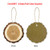 Full Color Christmas Ornament - Trunk w/ hemp rope
