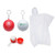 Keychain with Disposable Raincoat ponchos