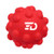Red Logo - Push Pop Ball