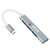 Silver - Type-C Multiport USB HUB Free Shipping