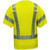 Hi Vis Segmented Tape Class 3 Safety Hook & Loop Mesh Vest With Pockets