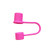 Rose red - Dustproof Silicone Straw Cap