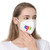 White Logo - Full Color Printed KN95 Mask