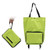 Light Green - Shopping Cart with Folding Bag and Wheel