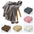 Nordic Solid Color Geometric Knitted Tassel Blanket