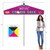 Size Chart - 7.5' Heavy Duty Square Umbrella with Valance Kit