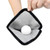 Microfiber Dry-Outside Moist-Inside Dual Layer Golf Ball Cleaning Towel w/Retractable Clip