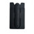 Black - Stick on Silicon Rubber Card Holder with Cell Phone Stand