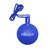 Blue Logo - Round Bubble Necklace