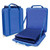 Blue Blank - Portable Stadium Seat & Blanket Set
