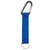 Blue/Black/Silver Blank - Carabiner Key Chain Strap