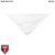 Large Dog Bandana, 32x22x22, Stitched Edges, White, Blank Only