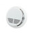 White Blank Back View - Sound & Light Alarm Smoke Detector