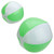 Lime Green/White Blank - Sunburst 16" Inflatable Beach Ball