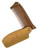 Wood Brown Logo - Palo Santo Beard Comb