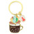 Yellow - Potted Plant Shape Keychain