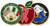 Enamel Filled Lapel Pin (up to 0.5 square inches)