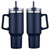 Navy Blue Blank - Genoa 40 oz Vacuum Insulated Travel Mug with Straw