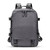 Gray - Contracted PU Backpack