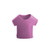 Purple - Custom T-Shirt Shape Plastic Pen Holder