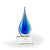 Elston Art Glass Award - Oblong Base