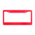 Blank Red - High Impact License Plate Frame