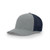 Heather Gray/Navy Blue Blank - Richardson 110 R-Flex 6 Panel Trucker Caps