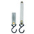 Light Blue Logo - Leather Outdoor Hanging Strap Hook