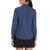 Back Side - PERRY ELLIS® Heathered Woven Women's Button-Down Dress Shirt with Custom Logo