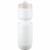 White/Clear Blank - 22 Oz. Bike Bottle w/ Push Pull Lid - Solid Colors