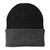 Black/Athletic Oxford Gray Blank - Port & Company® Knit Cap