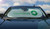 White Logo - Prest-O-Shade(R) LS Patented Single Loop Collapsible Universal Fit Sunshade with Wingllets